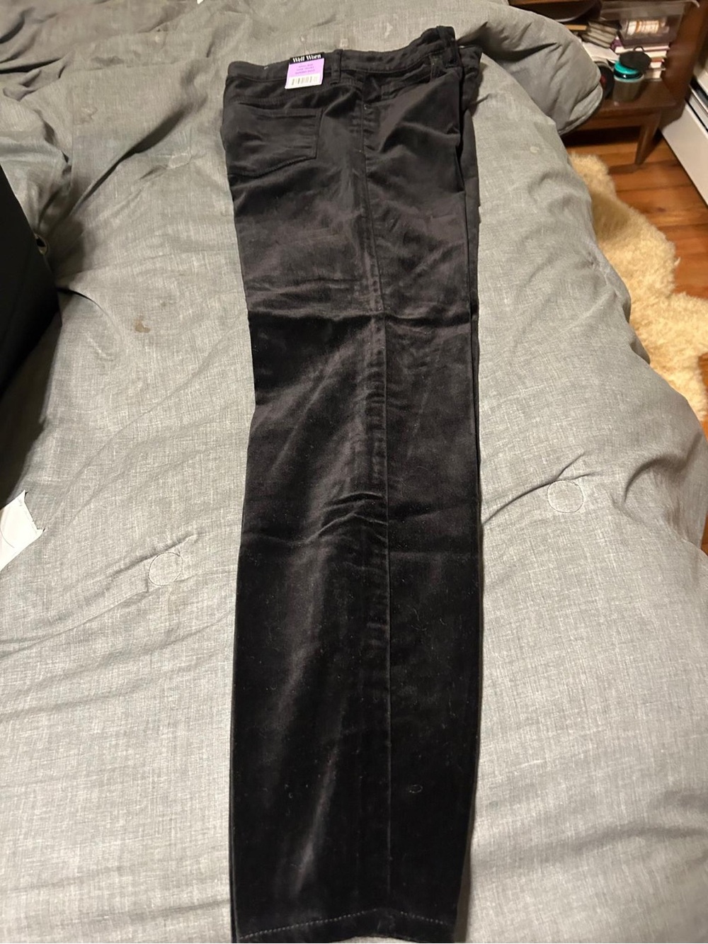Black Women’s Velvet like Pants